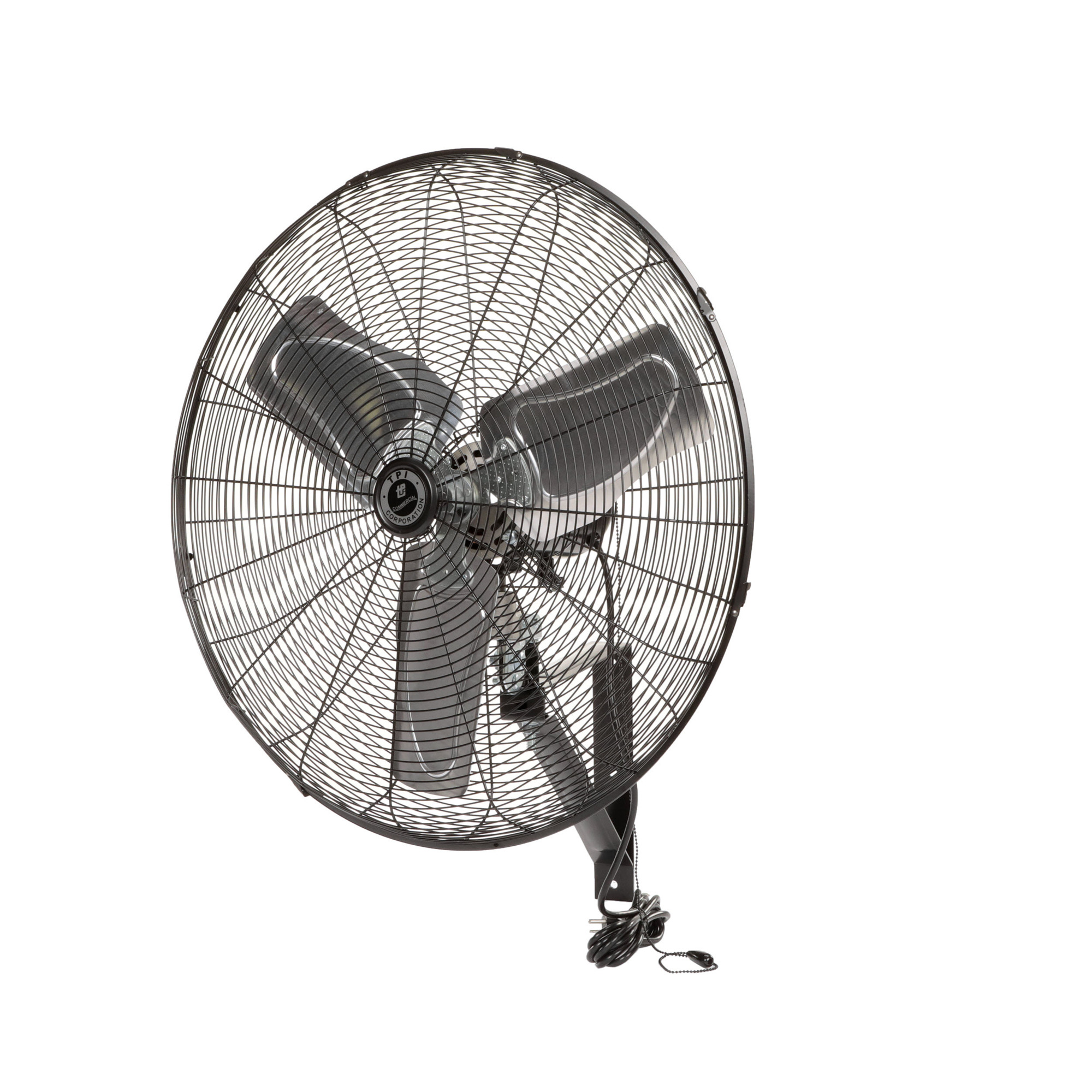TPI Wall Mount Air Circulator Fan - 24in. Diameter, 5400 CFM, 3-Speed, 1/4 HP, Model# CACU24W